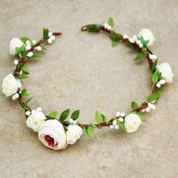 Rustic Handmade Flower Crown Hair Bands