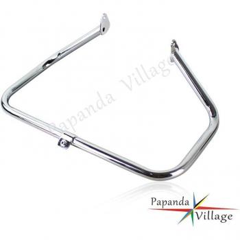 Protector de motor Papanda en acero cromado 1‑¼” para Street Glide