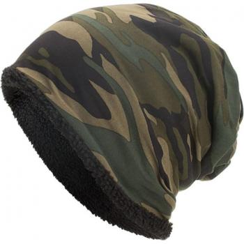 Women’s Warm Camouflage Beanie Hat