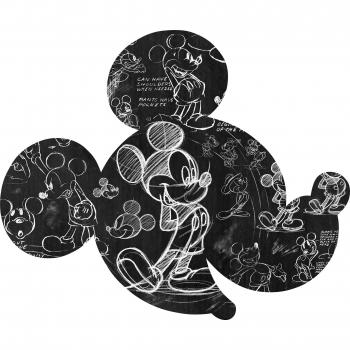 Tête de Mickey pour Décoration Mural (Couleur Unie)