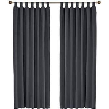 UMI Soft Grey Heat & Noise Reduction Curtain Set