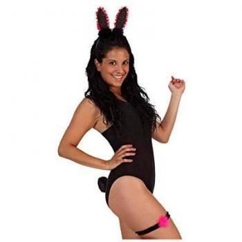 Coniglietto fucsia e nero (set di 3)