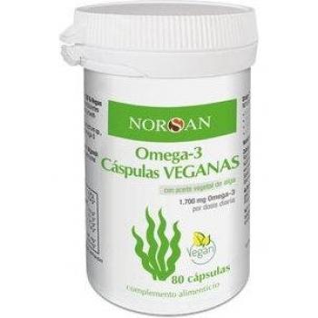 Norsan Omega-3 Vegano em Cápsulas 80 cápsulas