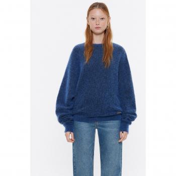 BIMBA Y LOLA Women's Twisted Sweater S Dusty Blue