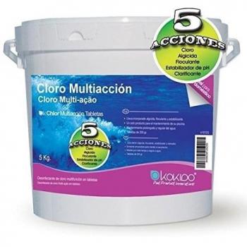 K₂O Chlore Multifonction 5 Kg, 5 Actions