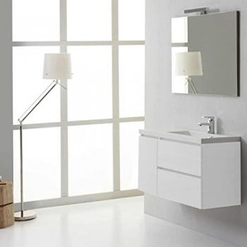 Manhattan 90 cm, meuble de salle de bain droite, profondeur réduite