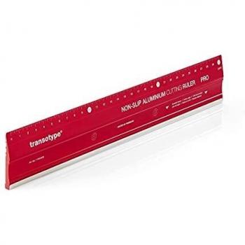 Transotype Aluminum Cutting Ruler 30cm