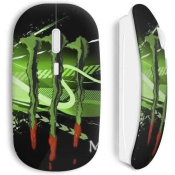 Souris Sans Fil Monster Energy Vert Art Sang (Maniacase)