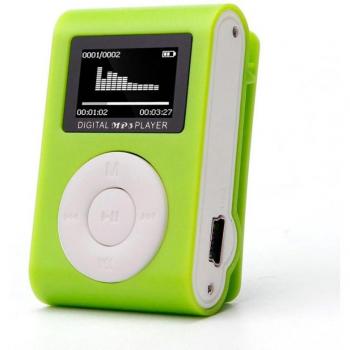 Reproductor MP3 Portátil con Clip y Tarjeta TF