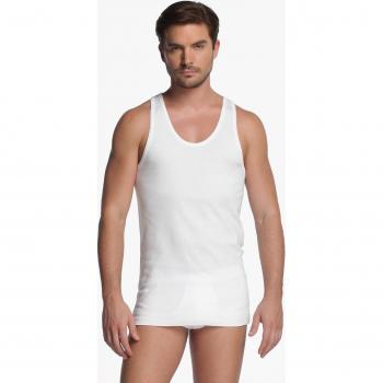 Débardeur Homme T7 Eminence en Coton Blanc