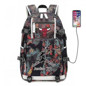 Mochila Escolar Jordan Bulls Roja