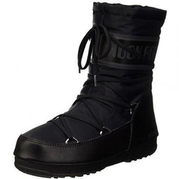 Moon Boot W.E. S.Shade Mid WP, Stivali da Neve Donna, Nero