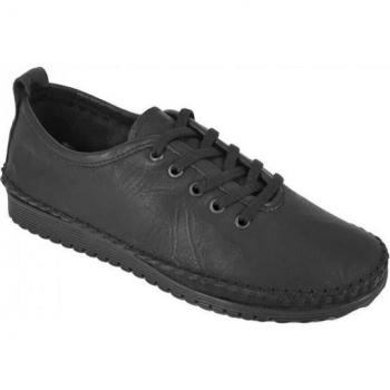 Mod Comfy Flexi Softie Turnschuh in Schwarz (5 UK)