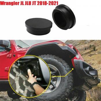 2Pcs Jeep Wrangler JL JLU JT Girder Tube Frame Hole Plugs