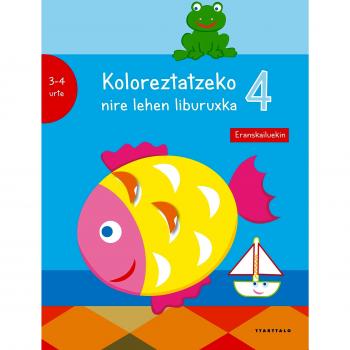 Koloreztatzeko nire lehen liburuxka 4.