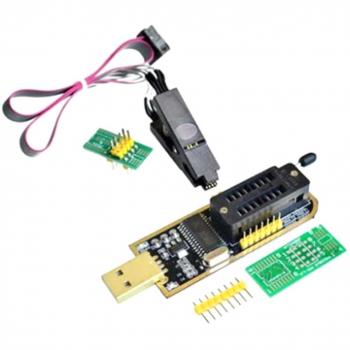 Panneau de programmation USB CH341A 24/25 – EEPROM 93CXX Test Clip