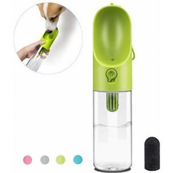 PETKIT P008 Travel One-Touch Reiseflasche, grün, 400ml