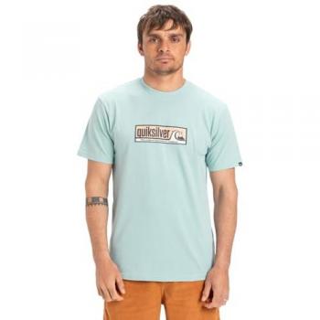 EQYZT08040 Quiksilver T-Shirt Turchese Regular Fit