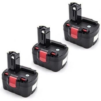 Vhbw 3x Batterie Ni-MH 1500mAh 14.4V