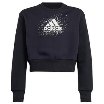 Sudadera Adidas Glam Ice Negra para Niña 140