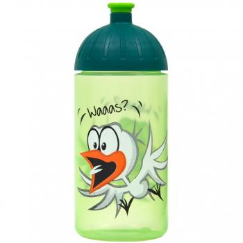 ISYbe Mini-Glas: 500 ml BPA‑frei, spülmaschinenfest, mit Vogel-Motiv