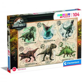 Clementoni 104 Puzzling Jurassic World