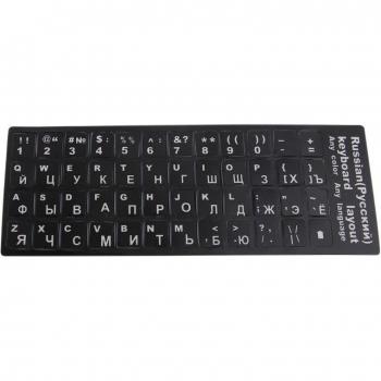 Dark‑Backed Russian Keyboard Labels