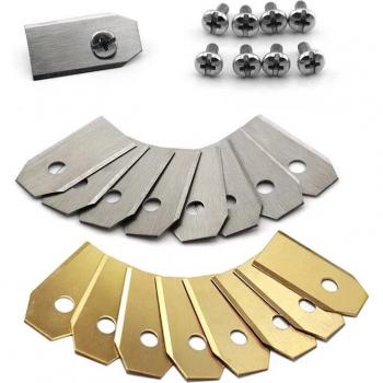 Gold and Silver Lawn Robot Blade 35x18x0.6mm