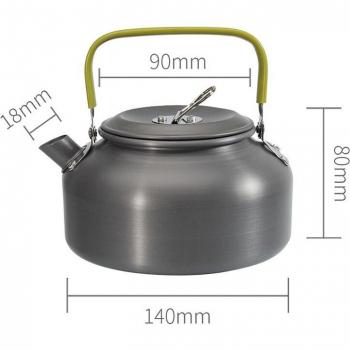 Bote de agua de aluminio 0.8L para exteriores P7Ding