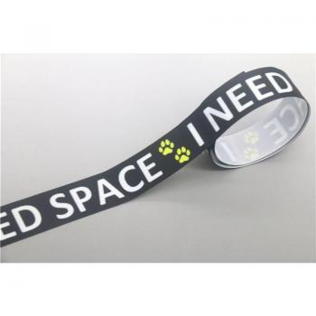 7/8 I Need Space Dog Paw Grosgrain Ribbon