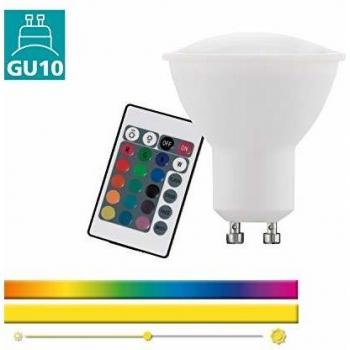 Lampada GU10 RGB 4W 3000K EGLO 10686, Eglio Italia