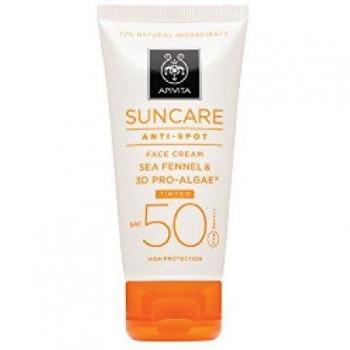 Protection solaire teintée, crème anti‑tache APIVITA SPF50 50 ml