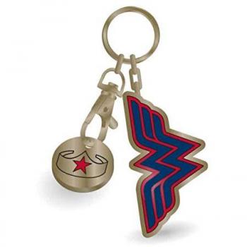 Chiave Wonder Woman 5 cm Metallo Stelle Mezza Luna