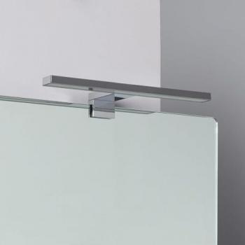 Apliqué Reflectante Ledkia 5W, Espejo para Baños en Acero Plateado