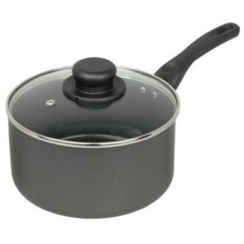 Black 18 cm Non‑Stick Saucepan, Sapphire Collection – Dishwasher Friendly