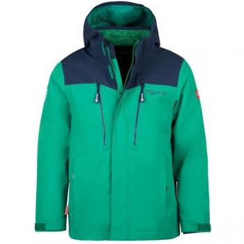 Giacca Preikestolen Trollkids Verde Peper Navy 92 cm