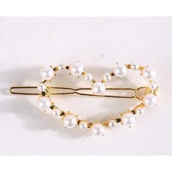Barrette de Perlas y Cristales