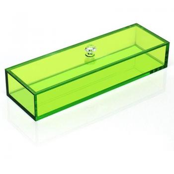 Rangement cosmétique rectangulaire en acrylique