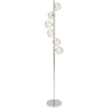 KARE Scala Balls Stehleuchte, silber, 160 cm hoch