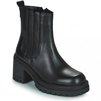 Bottines Café Noir C1GA1430-N001 en cuir