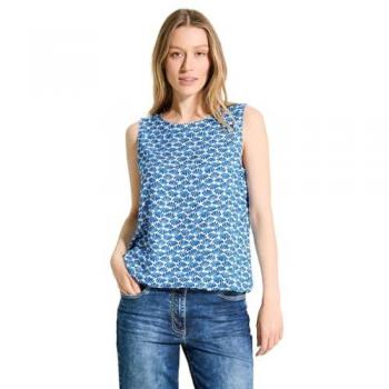 Blusentop in Azure Blau