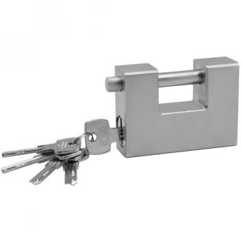 Lucchetto Antiscasso Corazzato 84mm in Acciaio Temprato