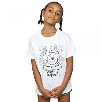 Winnie The Pooh Mädchen Baumwoll-T-Shirt 12-13 Jahre Collage