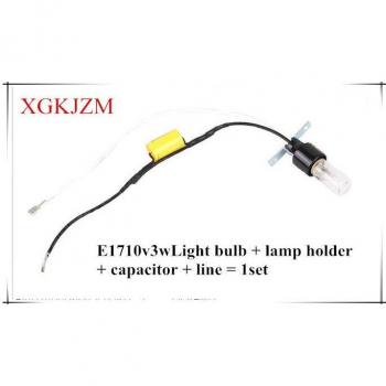 110V UV Lamp with Bulb, Holder, and Capacitor