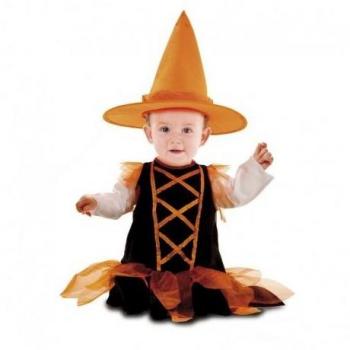 Arancione Strega Neonato Mom Dress