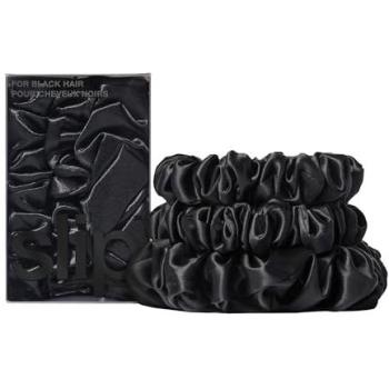 Coffret de chouchous noirs à la soie « Back to Basics »