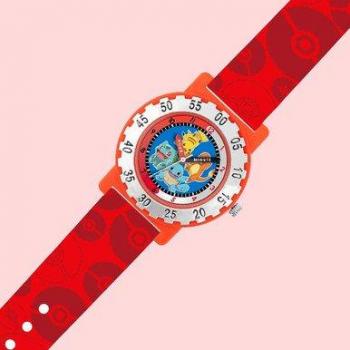 Charmander Red Strap Character Dial Time Teacher Watch