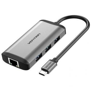 Station d'accueil Vention USB-C avec RJ45