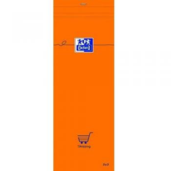 Oxford Notizblock A5, kariert, 74 x 210 mm, 80 Blatt