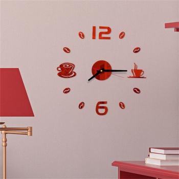 Chrono‑Miroir Acrylique – Accents Romains